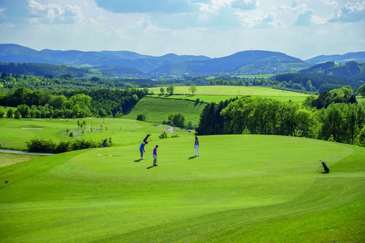Golfen auf dem Panoramagolfplatz in Winkhausen